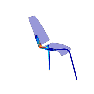 stress analysis model of chair