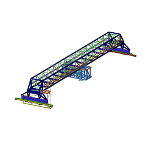 stress analysis model of crane
