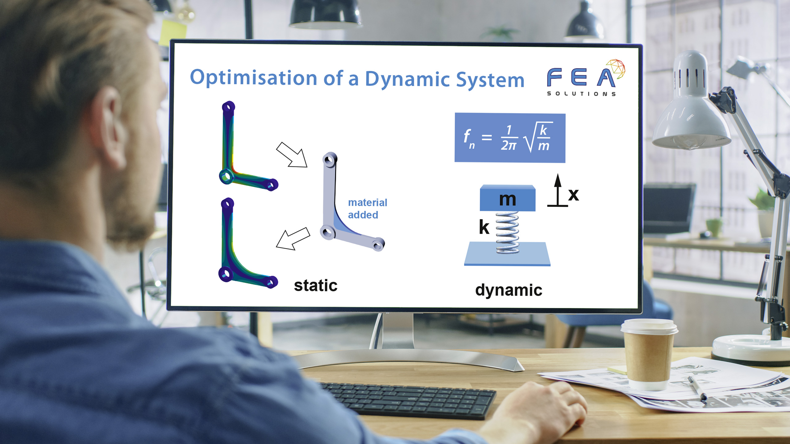 optimisation of a dynamic system infographic