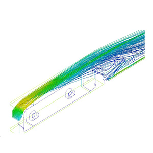 vehicle fluid flow simulation model