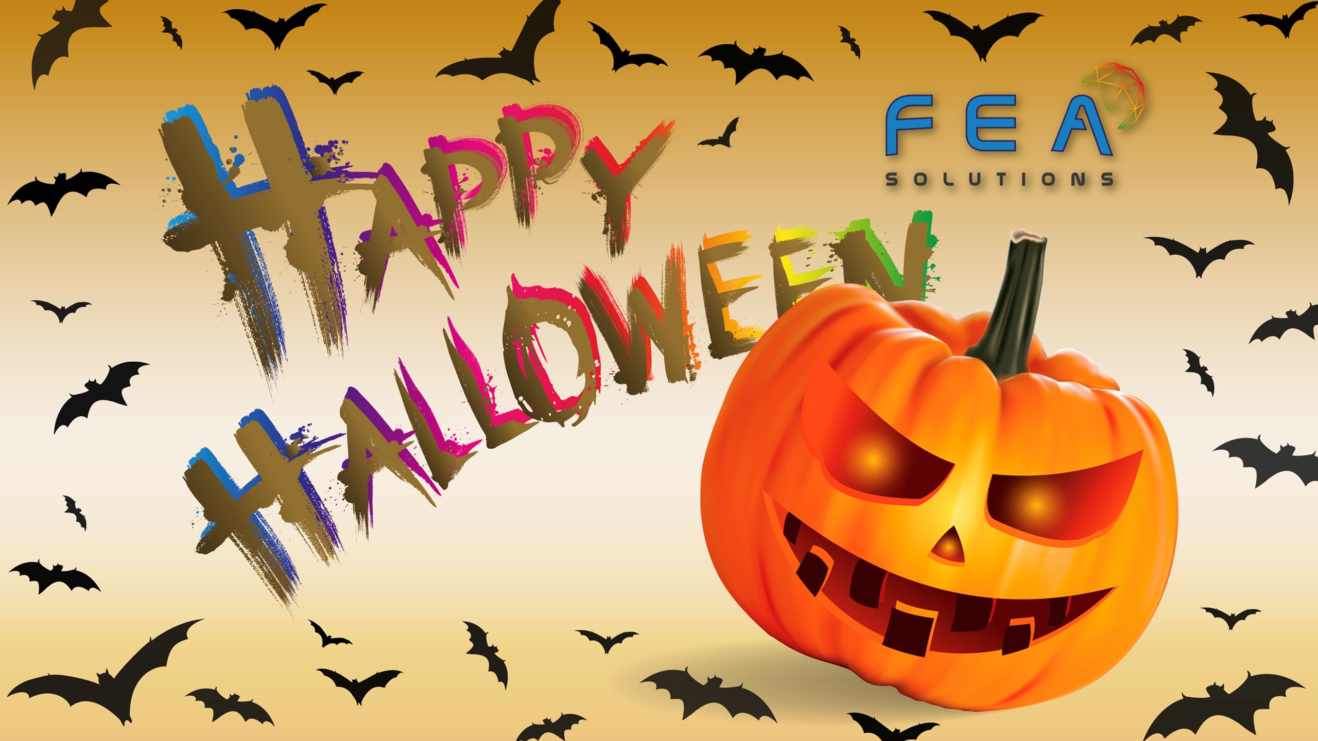 happy halloween message from fea solutions