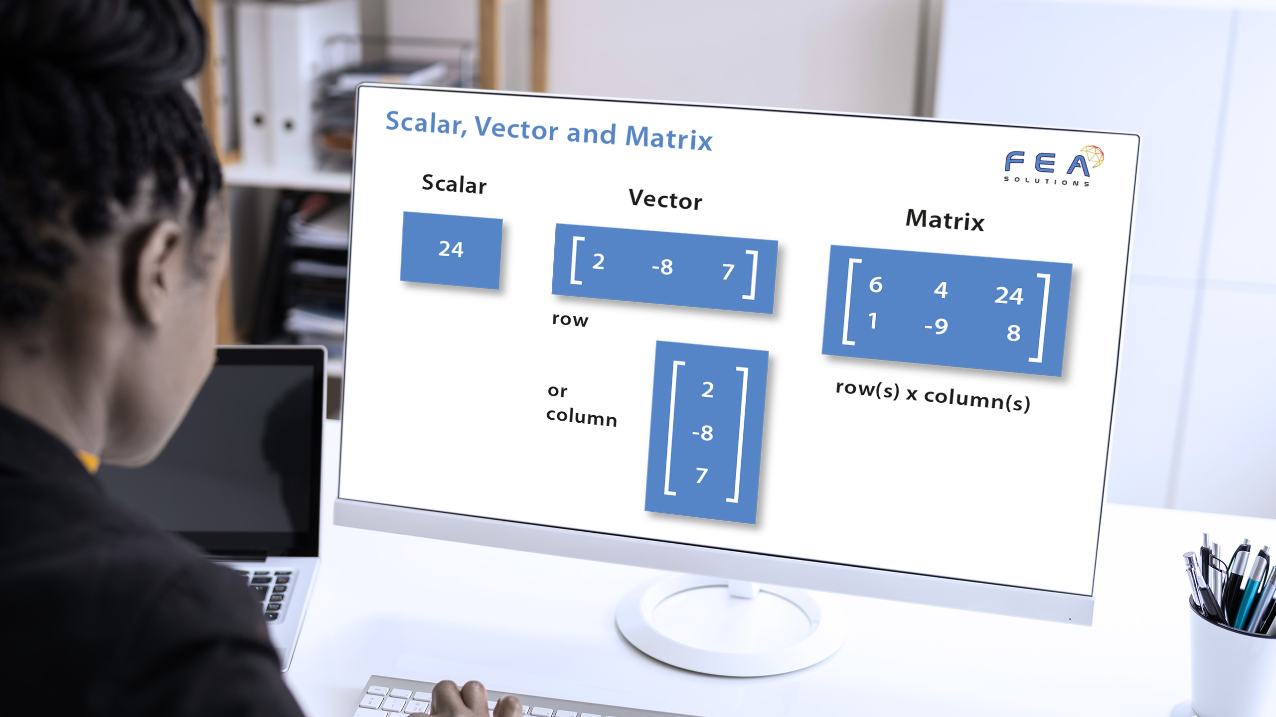 scalar vector and matrix information