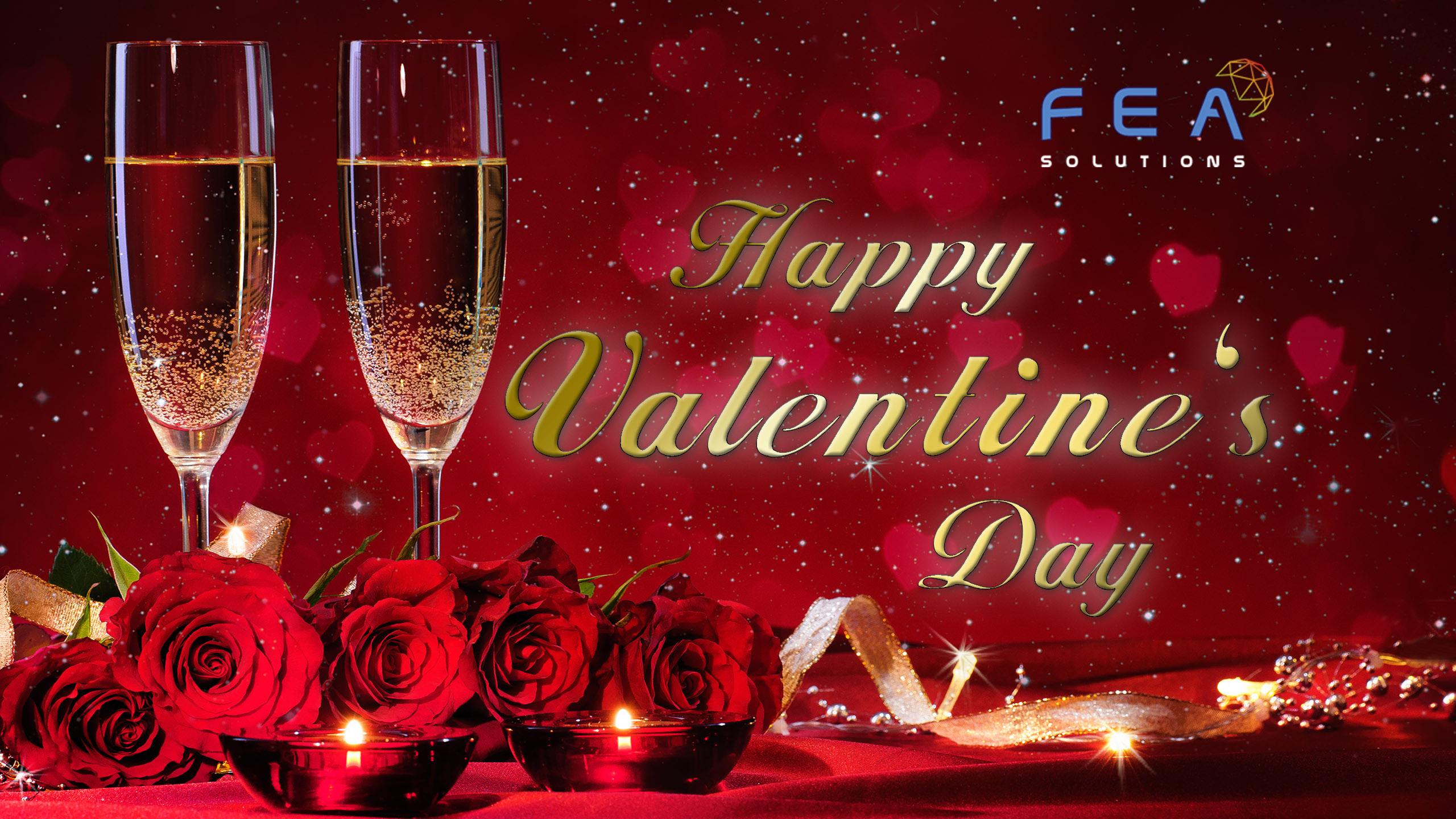 happy valentines message from fea solutions